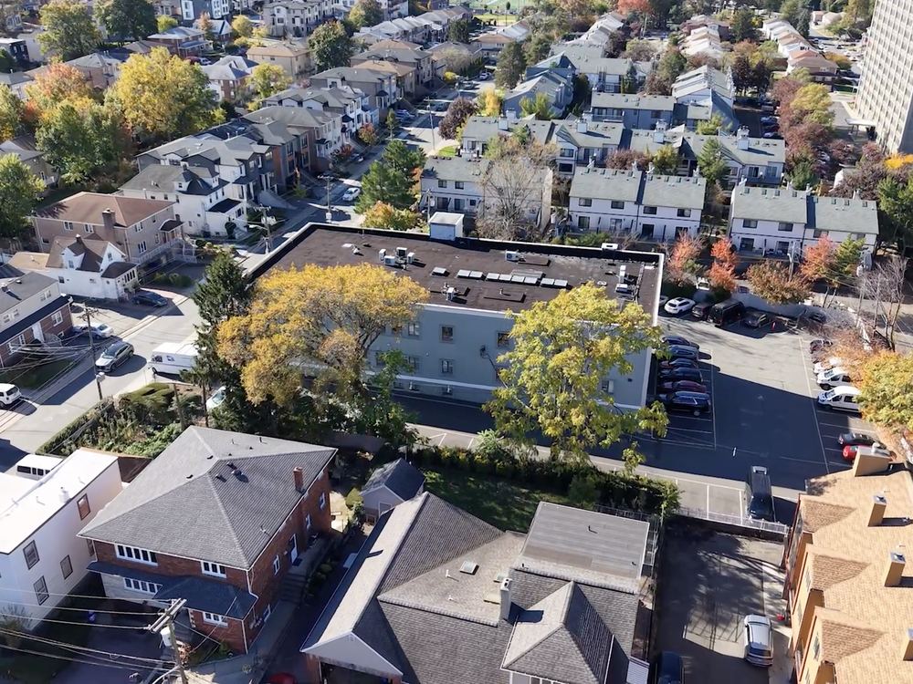 Aerial view of Fort Lee Business Center